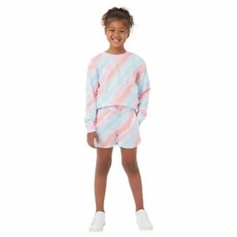 Girl’s Size Medium 10-12 Sweatshirt & Shorts